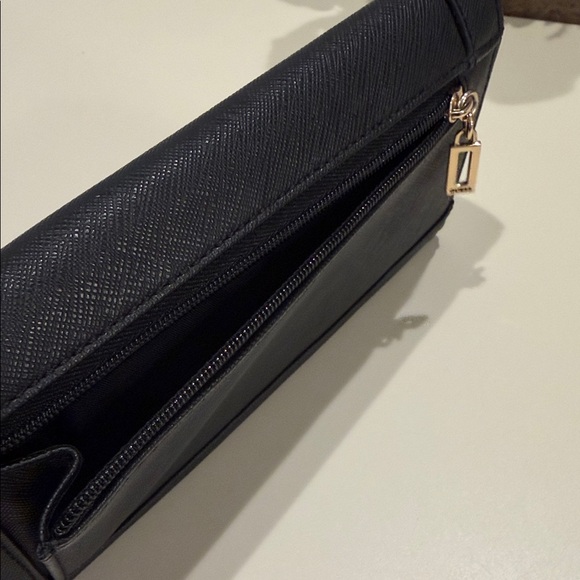 Guess Black Wallet with Gold Accents - Picture 11 of 11